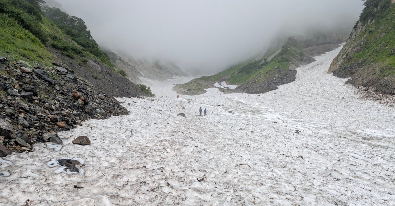 ver 秀岳荘 白色 ストック 2025.08.10-11 白馬岳の登山記録|lightkun