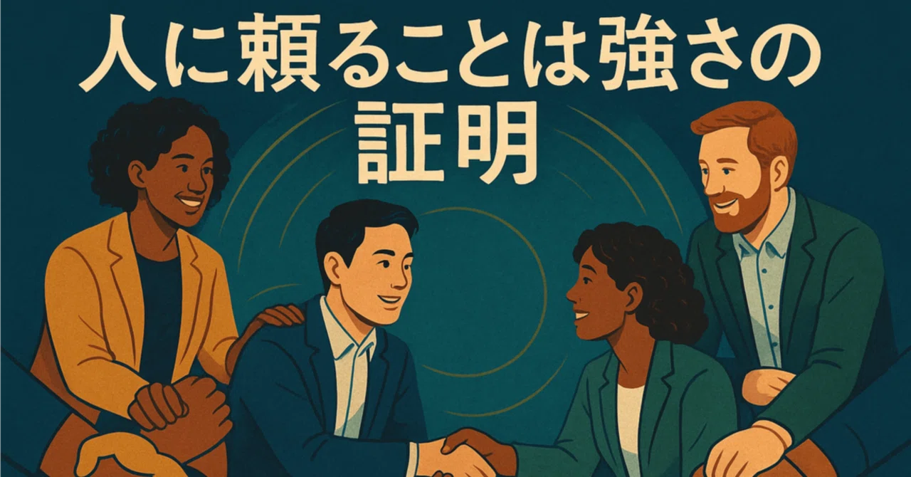 「人に頼る」は弱さじゃない。むしろ信頼関係を深める最強のスキル｜kokoro_09