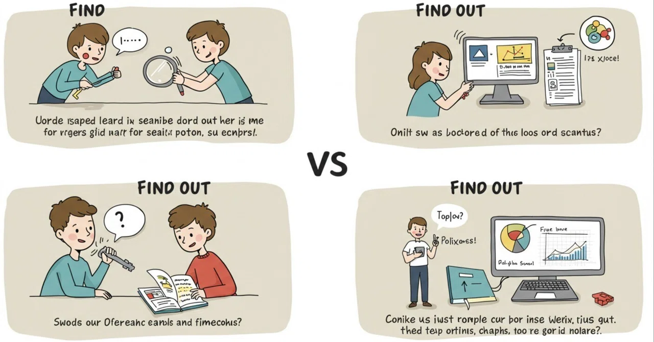 「Find」と「Find out」の違いを一発で理解する方法｜8言語マスターの勉強メソッド