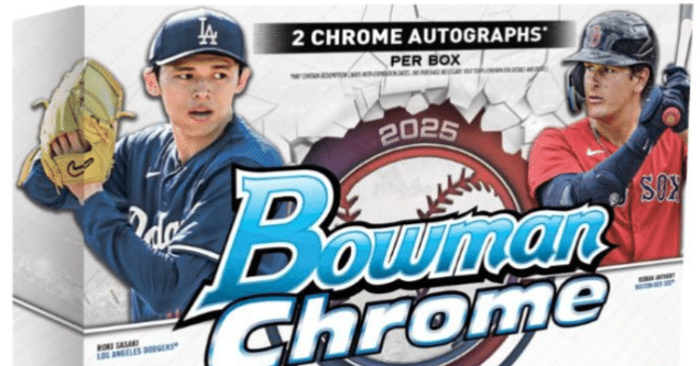 2025 Bowman Chrome Baseball】MLBカード開封ガイド｜“1st Bowman”新色