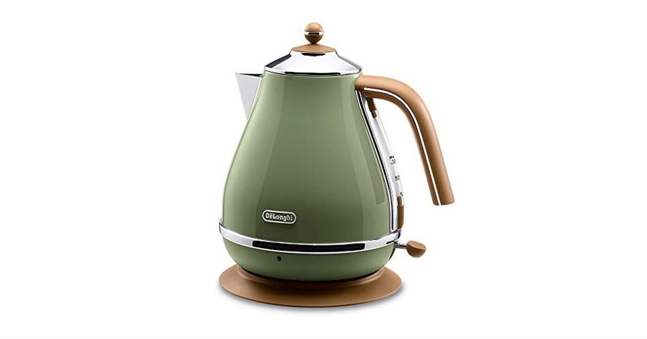 【外箱付き/美品】デロンギ アイコナ・ヴィンテージ オリーブグリーン 電気ケトル アイコナ・ヴィンテージ 電気ケトル | DeLonghi/デロンギ | 三越