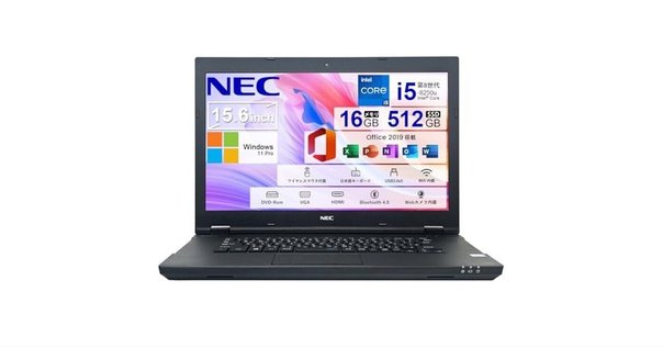 Windowsノート本体 NEC VH-4 VersaPro m3 4GB 128GB office