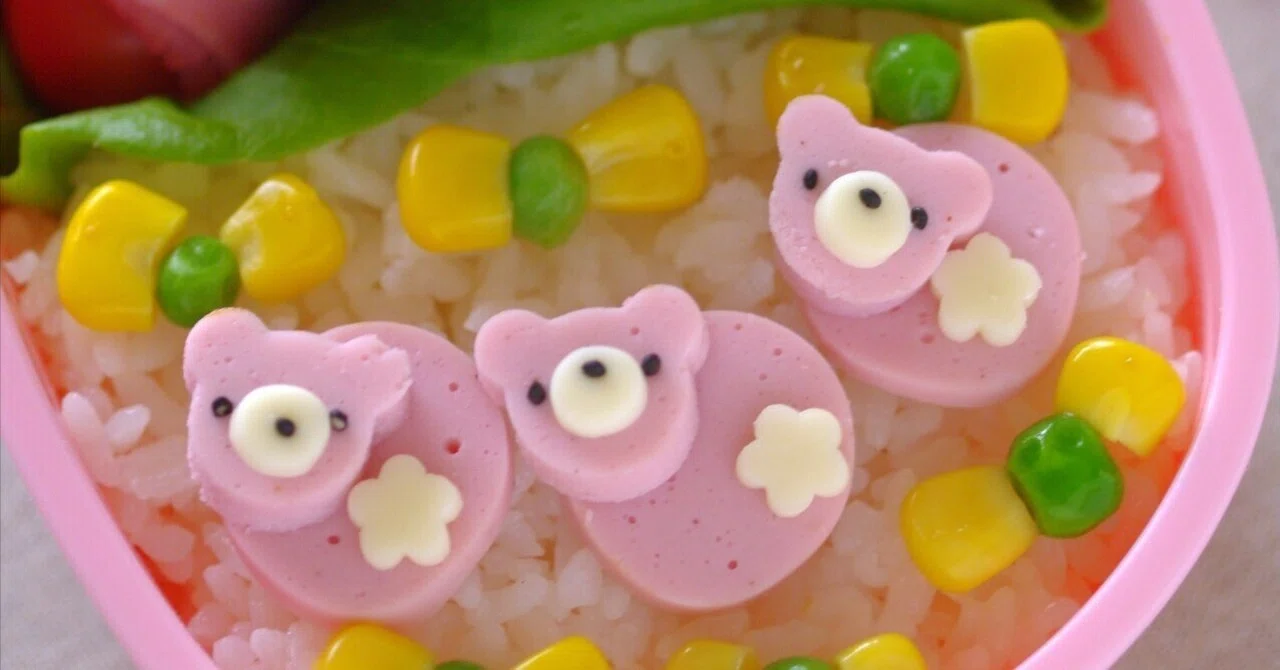 くまちゃんのお弁当（キャラ弁）32｜akinoichigo/お弁当作家・キャラ弁作家