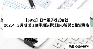日本電子（6951）最新株価・配当情報と今後の見通し | noteマネー