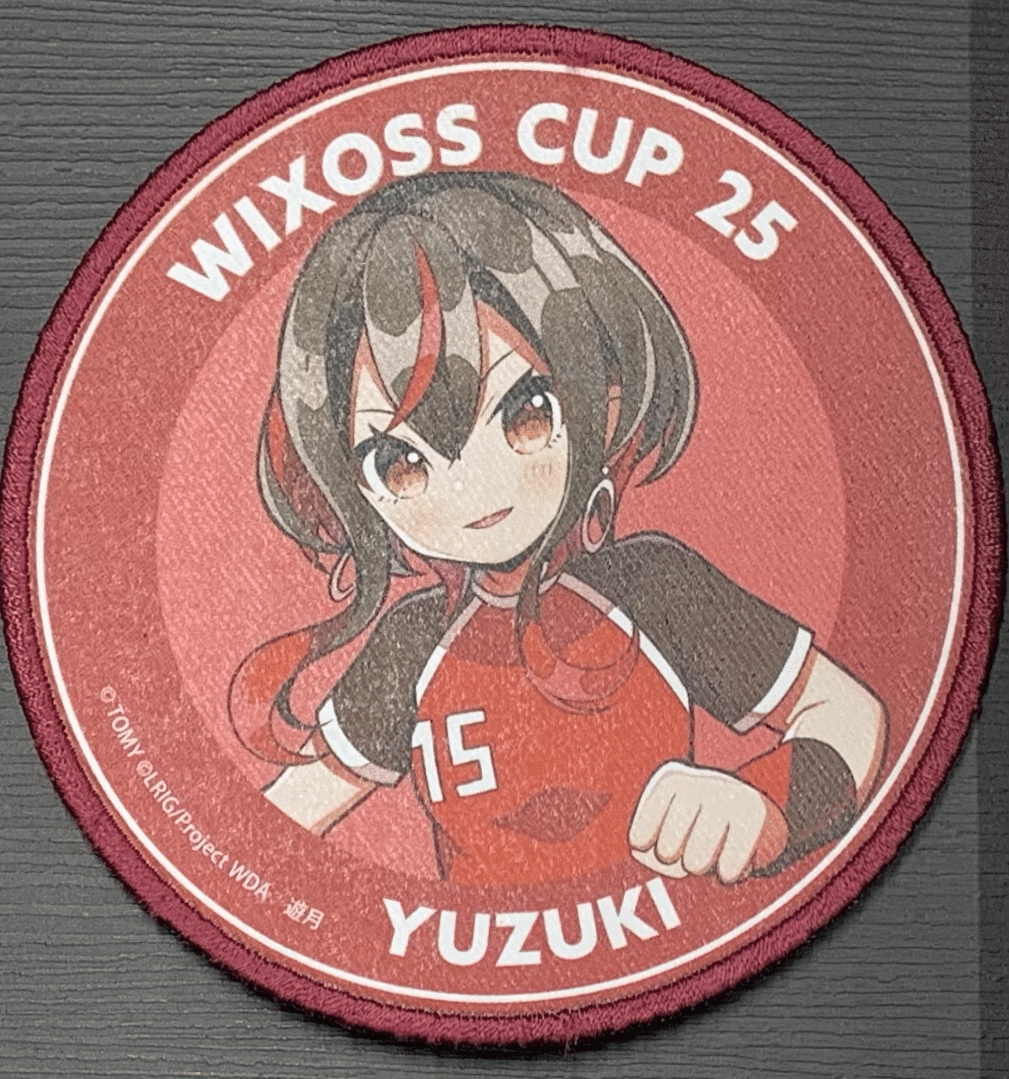WIXOSS CUP25 サッカー ワッペン るう子