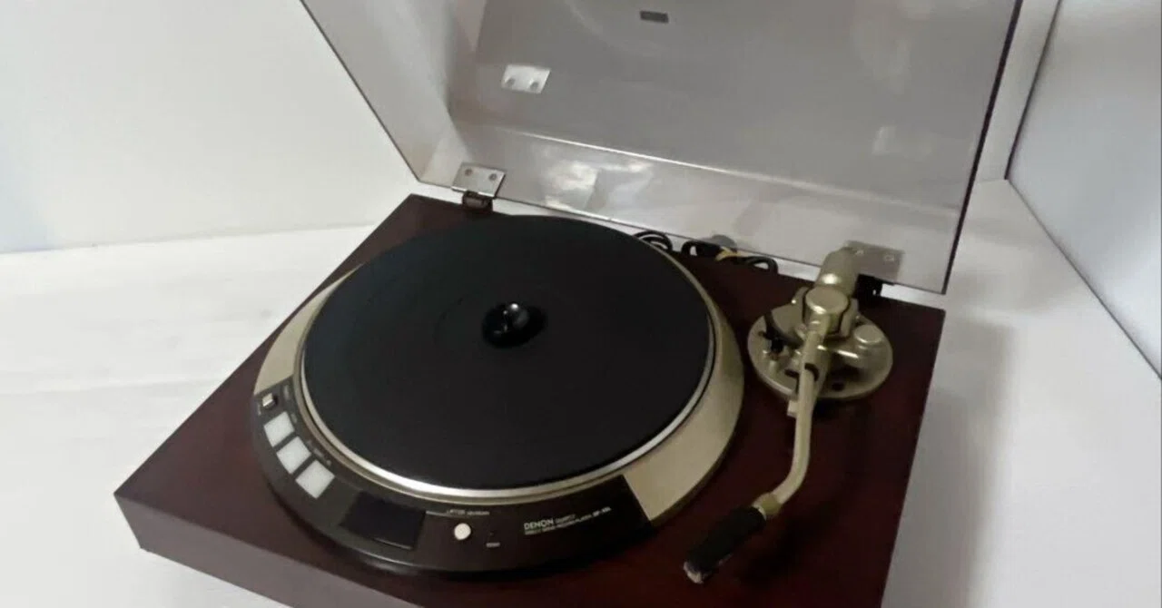 本日見つけた意外なレアモン!】DENON DP-55L レコードプレーヤー本体
