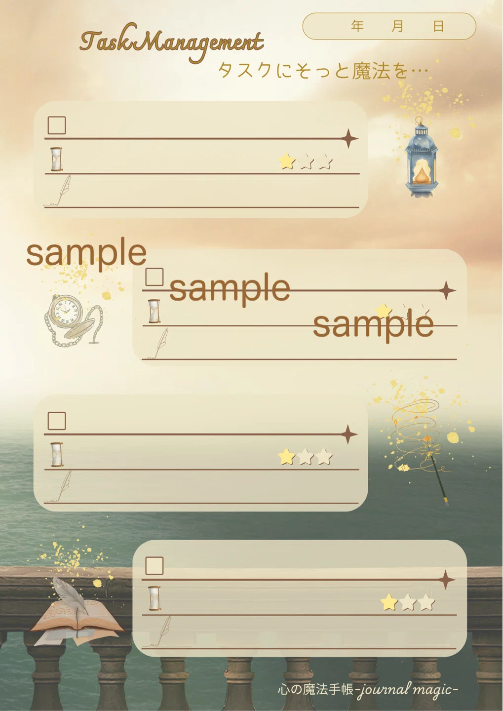 ⏳ Adding a touch of magic to your tasks... A management sheet to make ...