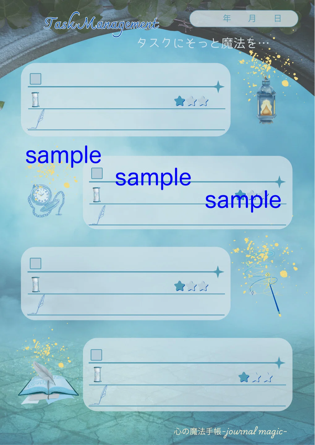 ⏳ Adding a touch of magic to your tasks... A management sheet to make ...