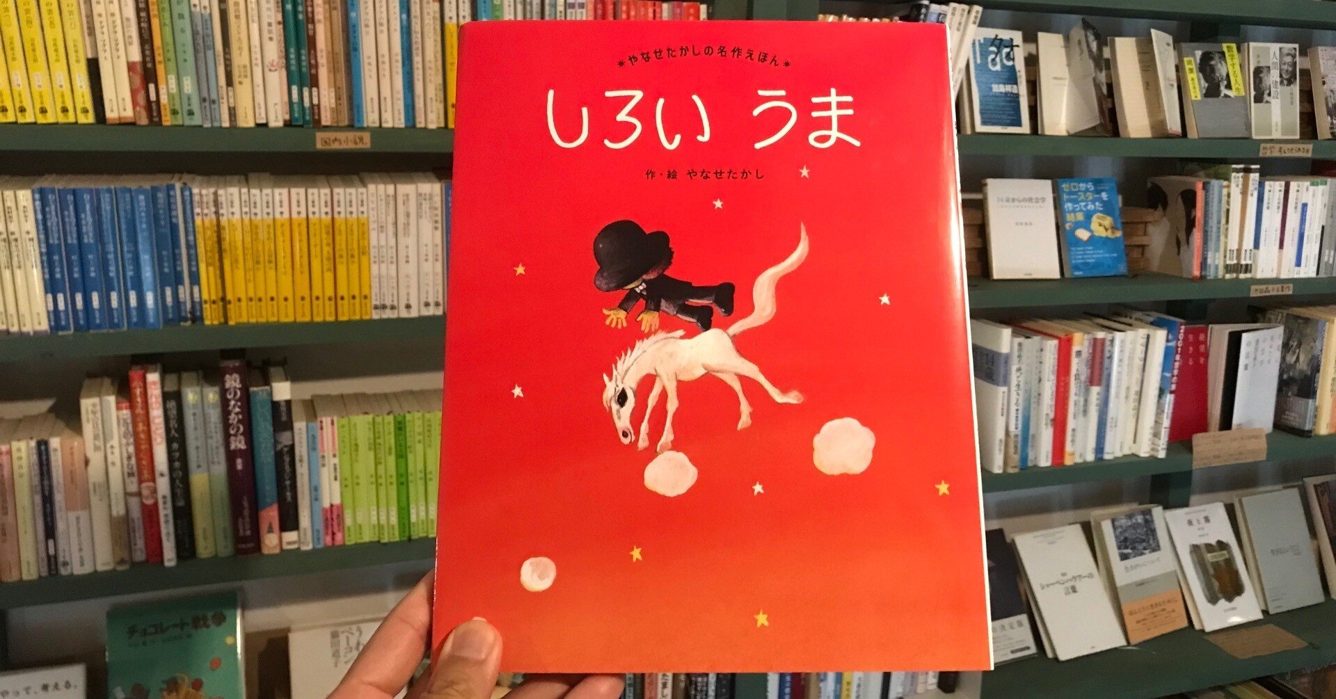 読書感想文】『しろい うま』作・やなせたかし｜自分を見つけるブック