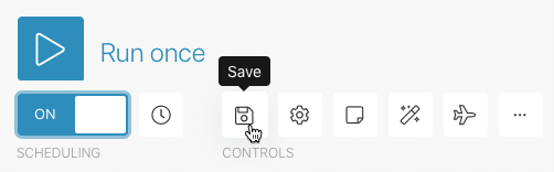 Integromatでのスケジュール設定が完了