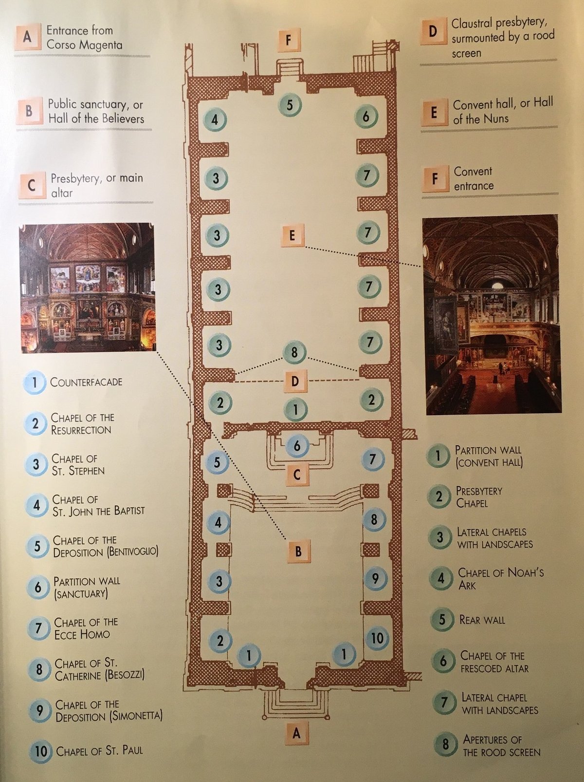 サン・マウリツィオ教会(Chiesa di San Maurizio al Monastero サン・マウリツィオ教会(Chiesa di San Maurizio al Monastero