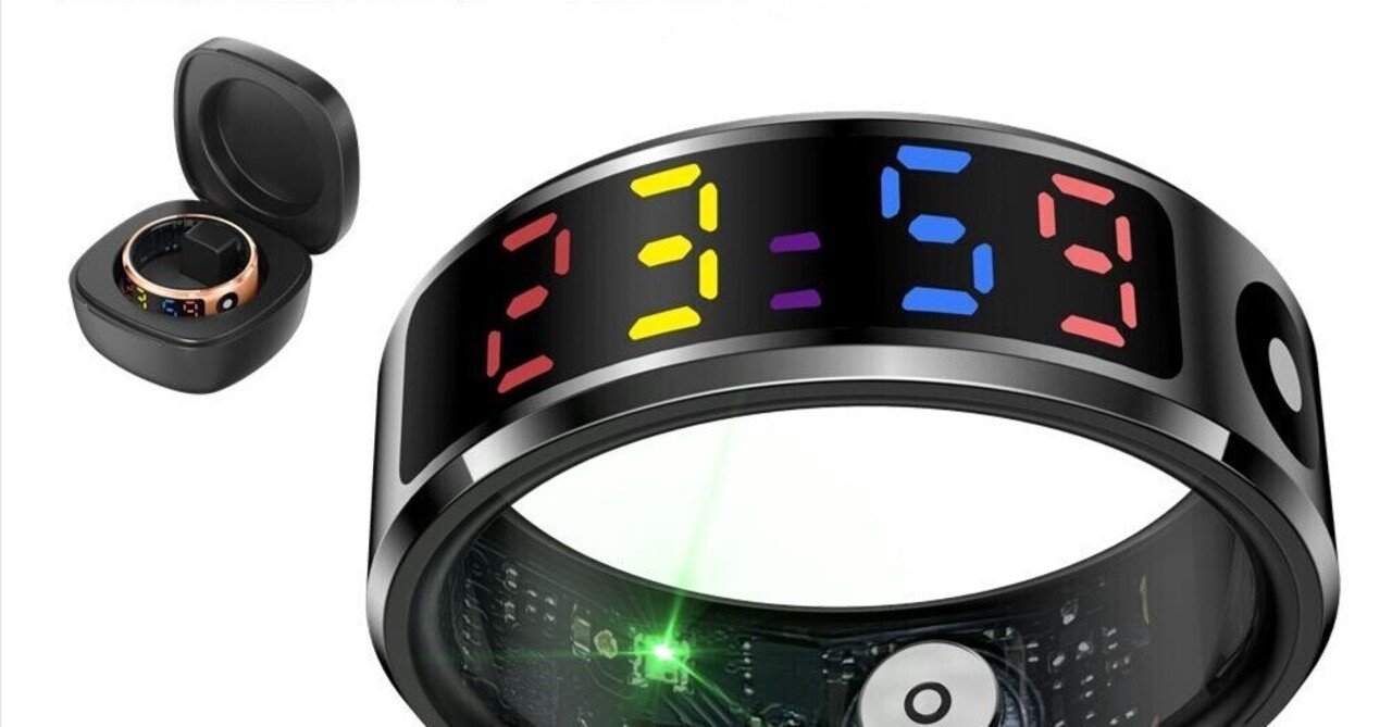 衝撃クーポン／【指にはめるだけで健康管理】 スマートリング 活動量計