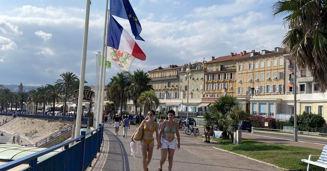 コートダジュール ニースの海岸へ🇫🇷南フランス3日目｜アラカンとZの