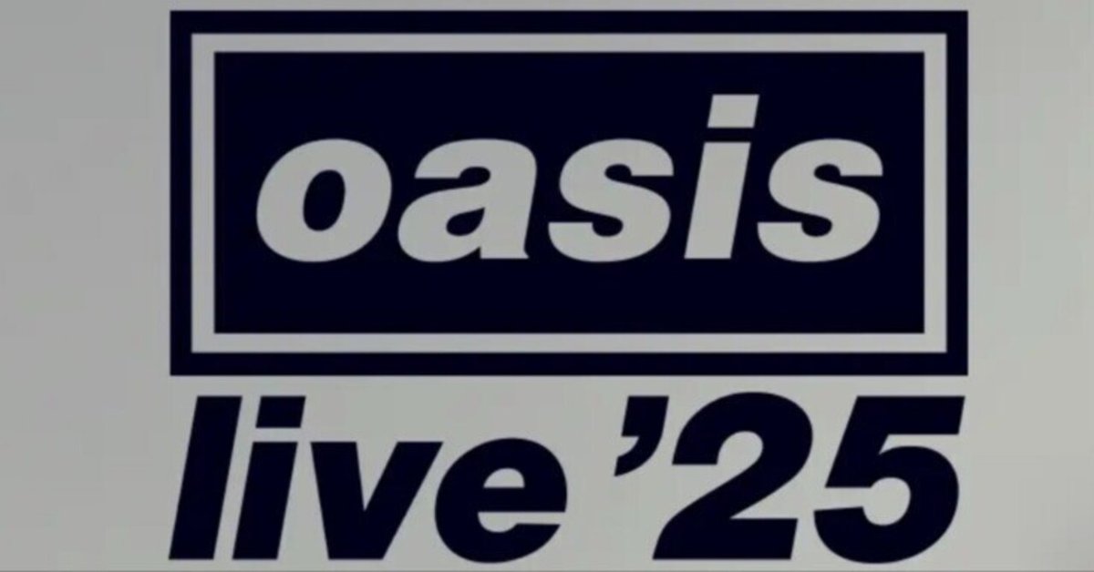Oasis エディンバラ公演ポスター 2025年 Oasis Live 25 2025 Venue Poster – Edinburgh, UK August 9 at