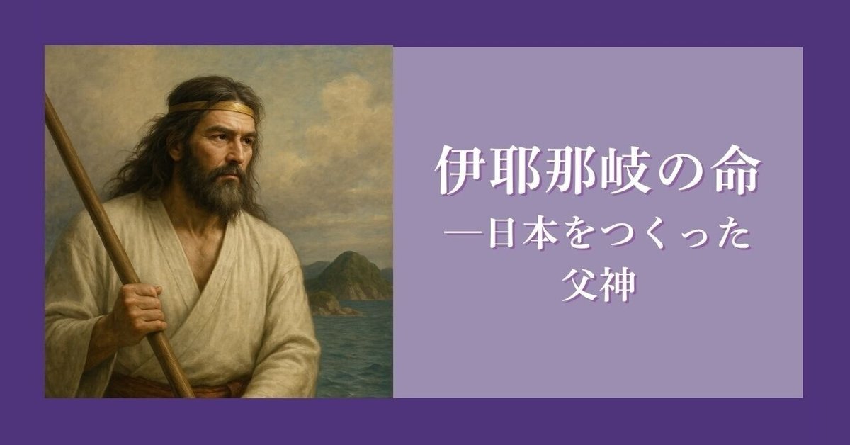 イザナギ ― 日本を生んだやさしき父神｜理詠(りえ)