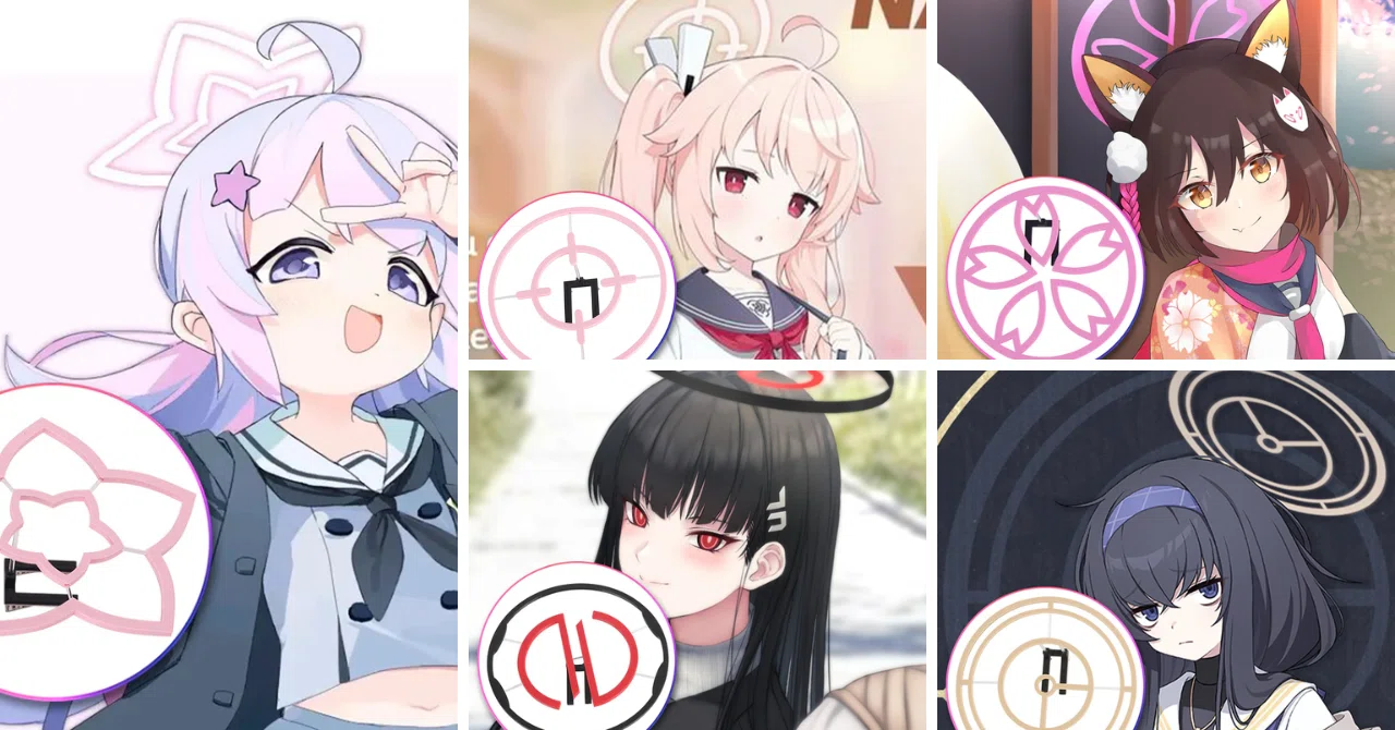 Monenjoy ブルーアーカイブ ヘイロー コスプレ道具 髪飾り