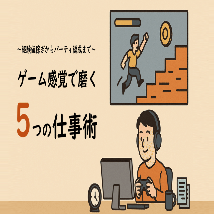 毎日簡単なゲーム感覚で稼げる楽なお仕事紹介します⭕ 経験値稼ぎからパーティ編成まで～ゲーム感覚で磨く5つの仕事術