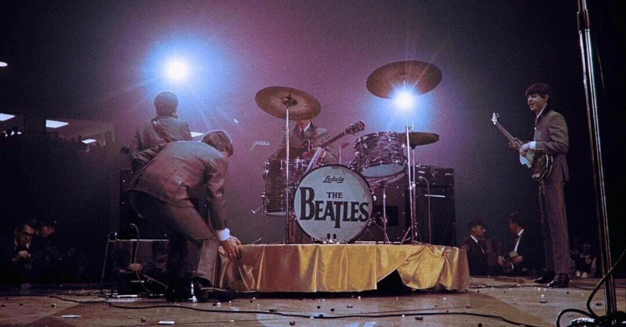 必見！驚異の動画！こんなに鮮明に、1964年のザ・ビートルズの演奏が見