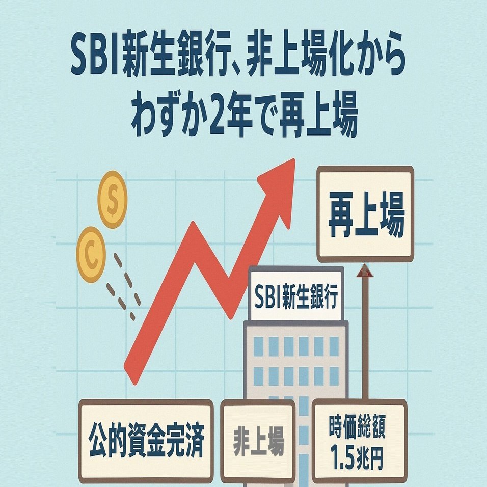 SBI新生銀行、非上場化からわずか2年で再上場！早すぎる「再上場」に渦巻く思惑と公開価格のゆくえ｜夏樹真生
