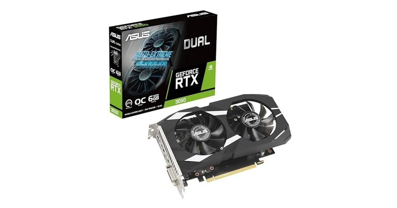 グラフィックボード・グラボ・ビデオカード ASUS Dual GeForce RTX3050 OC Edition 6GB Amazon.com: ASUS Dual NVIDIA GeForce RTX 3050 OC Edition