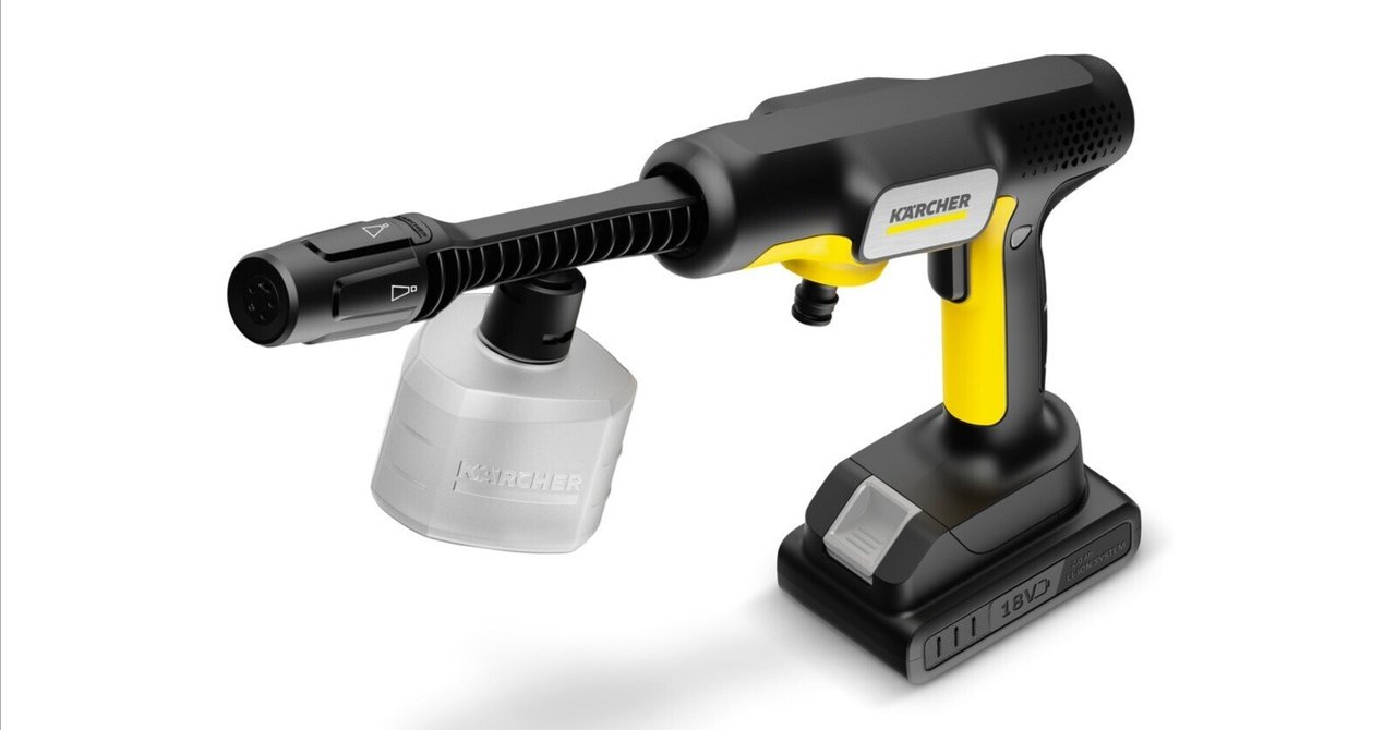ガジェットレビュー】ケルヒャー(Karcher) コードレス高圧洗浄機