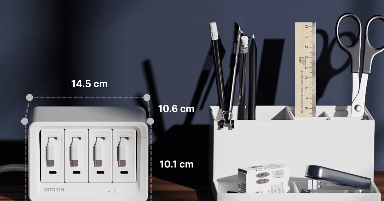 Gitryin 12-in-1充電ステーションでデスクがスッキリ！ガジェット好き 