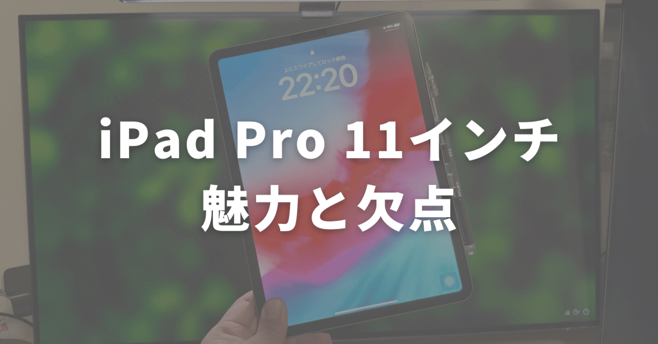 iPad Pro 11インチ 第4世代を1年使ってわかった魅力と欠点｜ずー