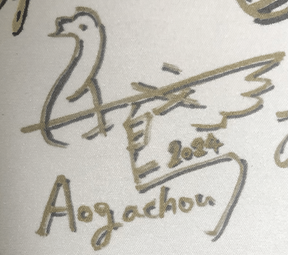 プレイマットにサインを集めた話｜イツキ