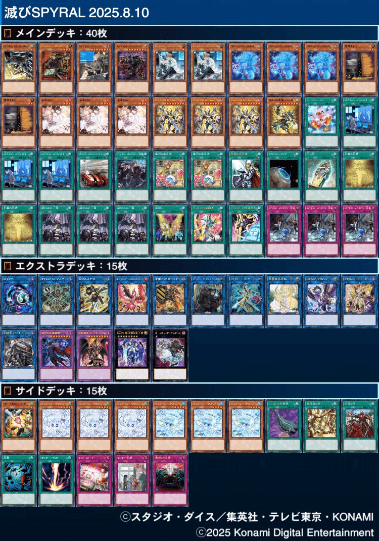 滅び型SPYRALについて｜リール