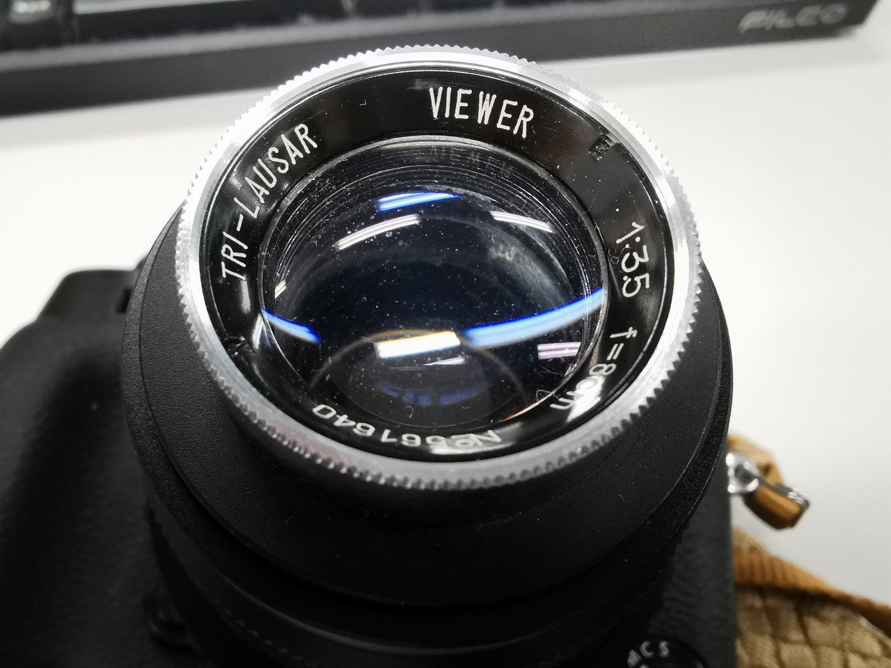富岡光学 Tri-Lausar 80mm f3.5 Viewer】をM42マウントに改造 富岡光学 Tri-Lausar 80mm f3.5 Viewer】をM42マウントに改造