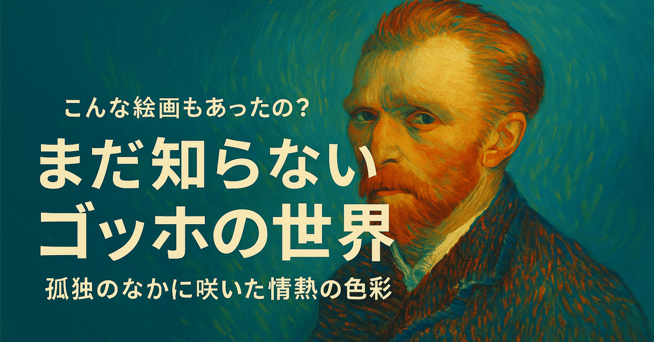 まだ知らないゴッホの世界 - 孤独の中に咲いた情熱の色彩｜哲学者K