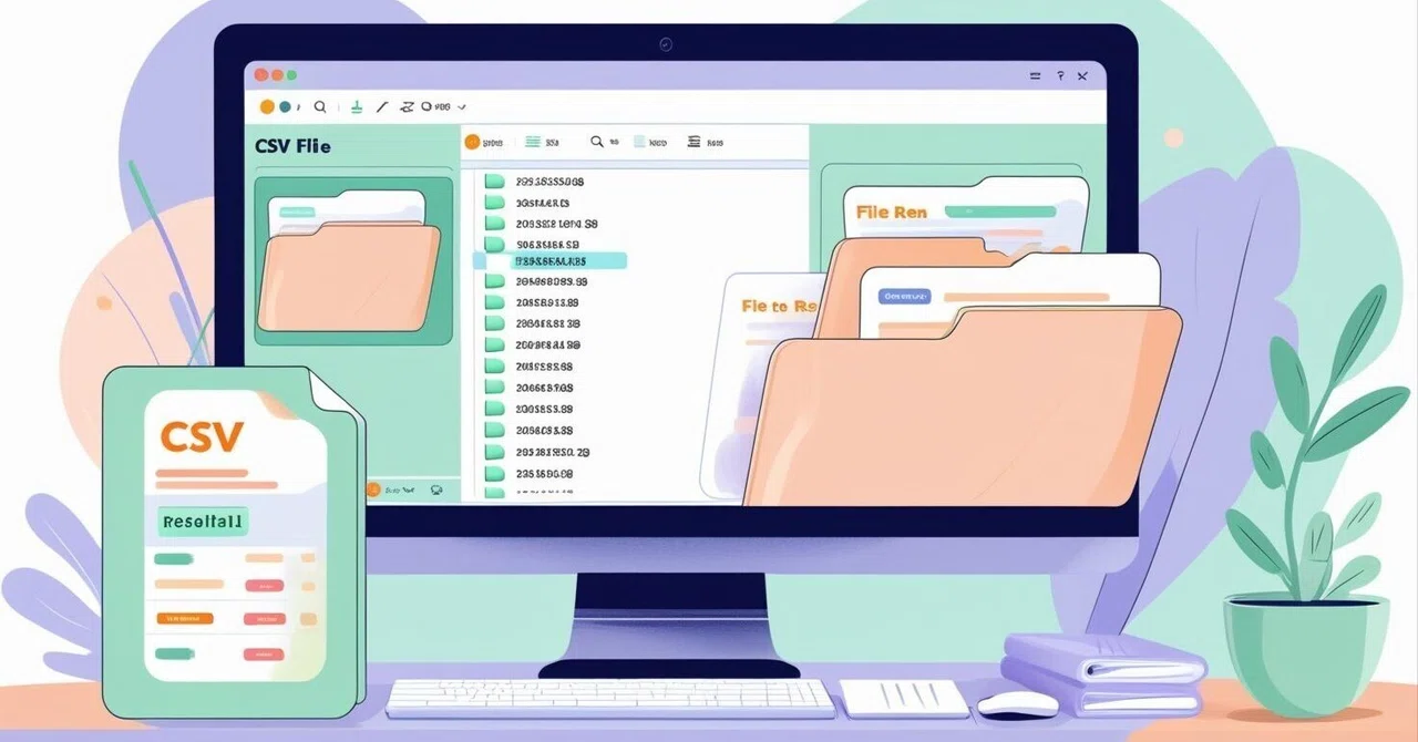 Bulk Renaming with CSV: A Practical Guide to Applying Your Own Lists📋｜イナデジ