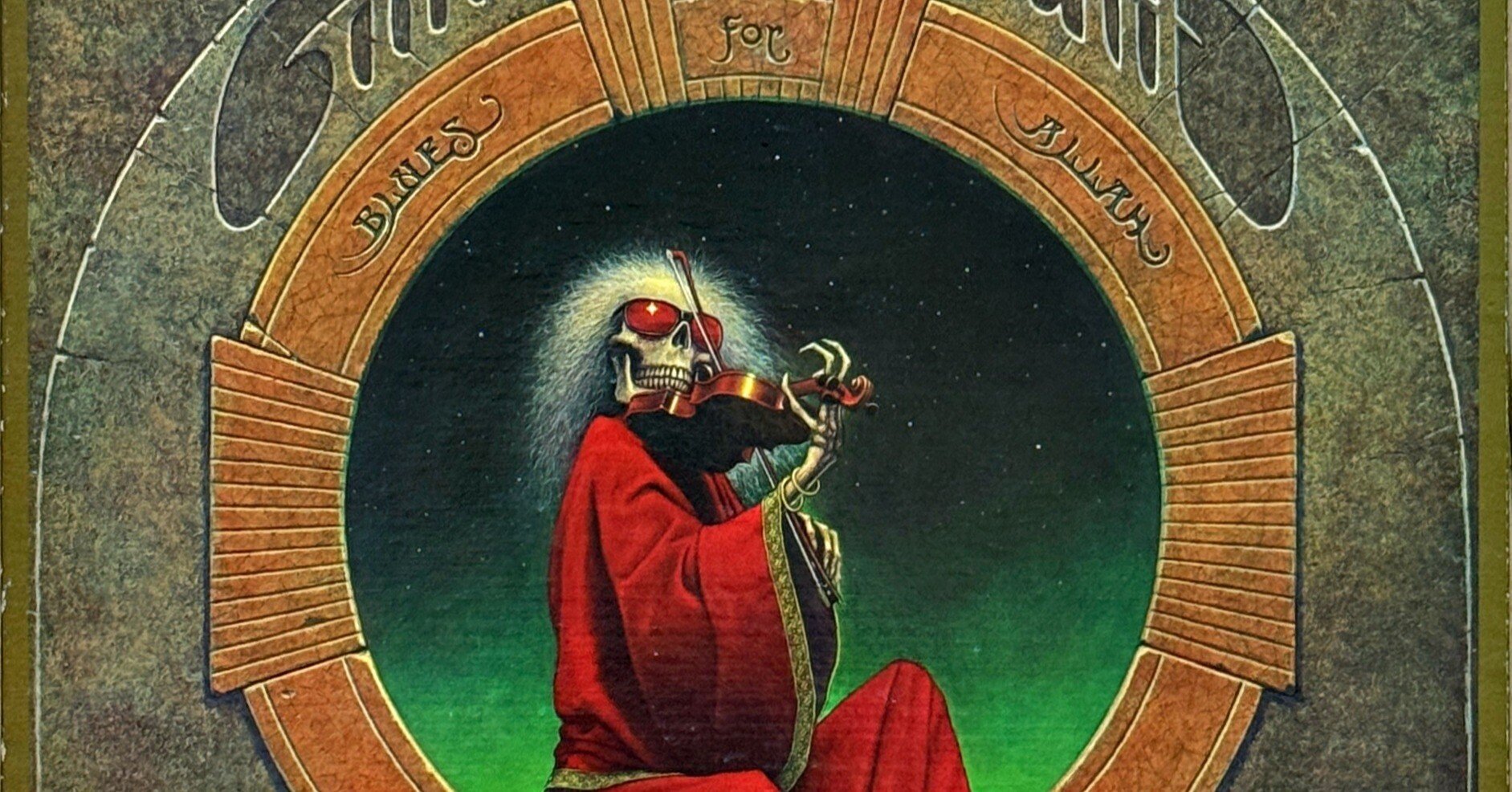 grateful dead Blues For Allah リトグラフ Grateful Deadの深遠なる世界『Blues For Allah』：ヒッピー文化が残し