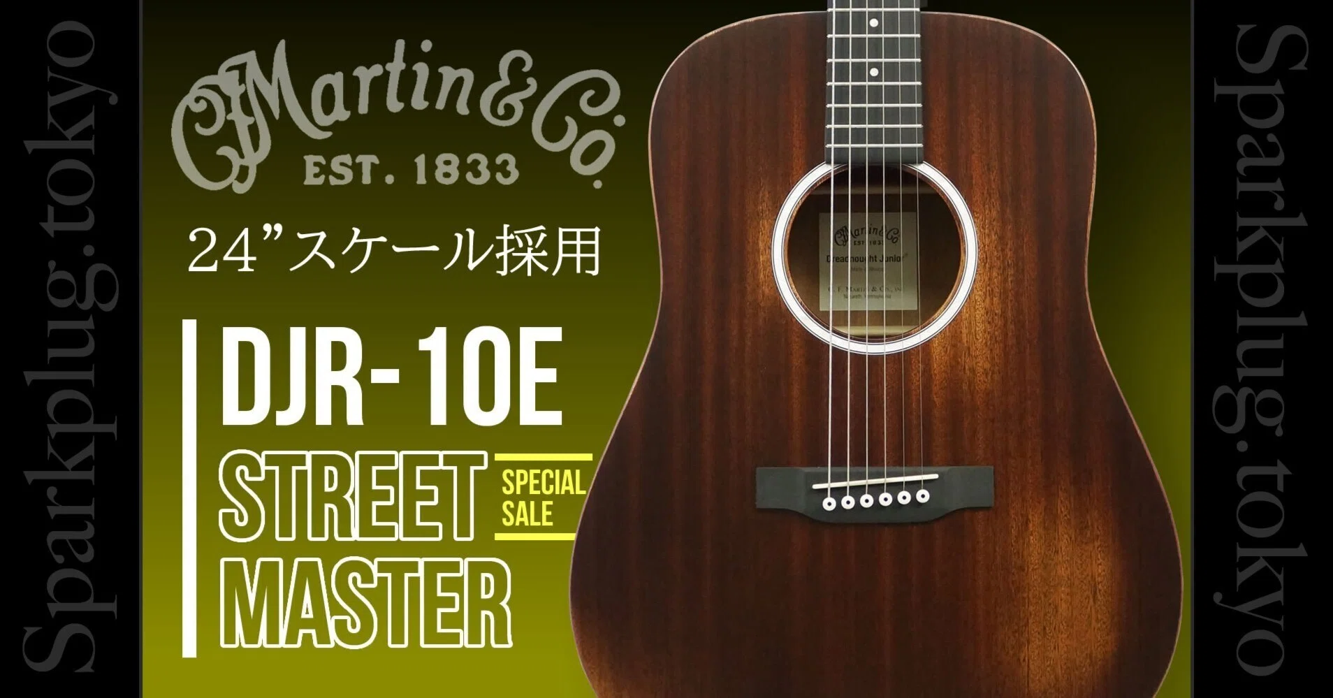 長年弾いてきた相棒のような安心感が魅力の、マーティン「DJR-10E