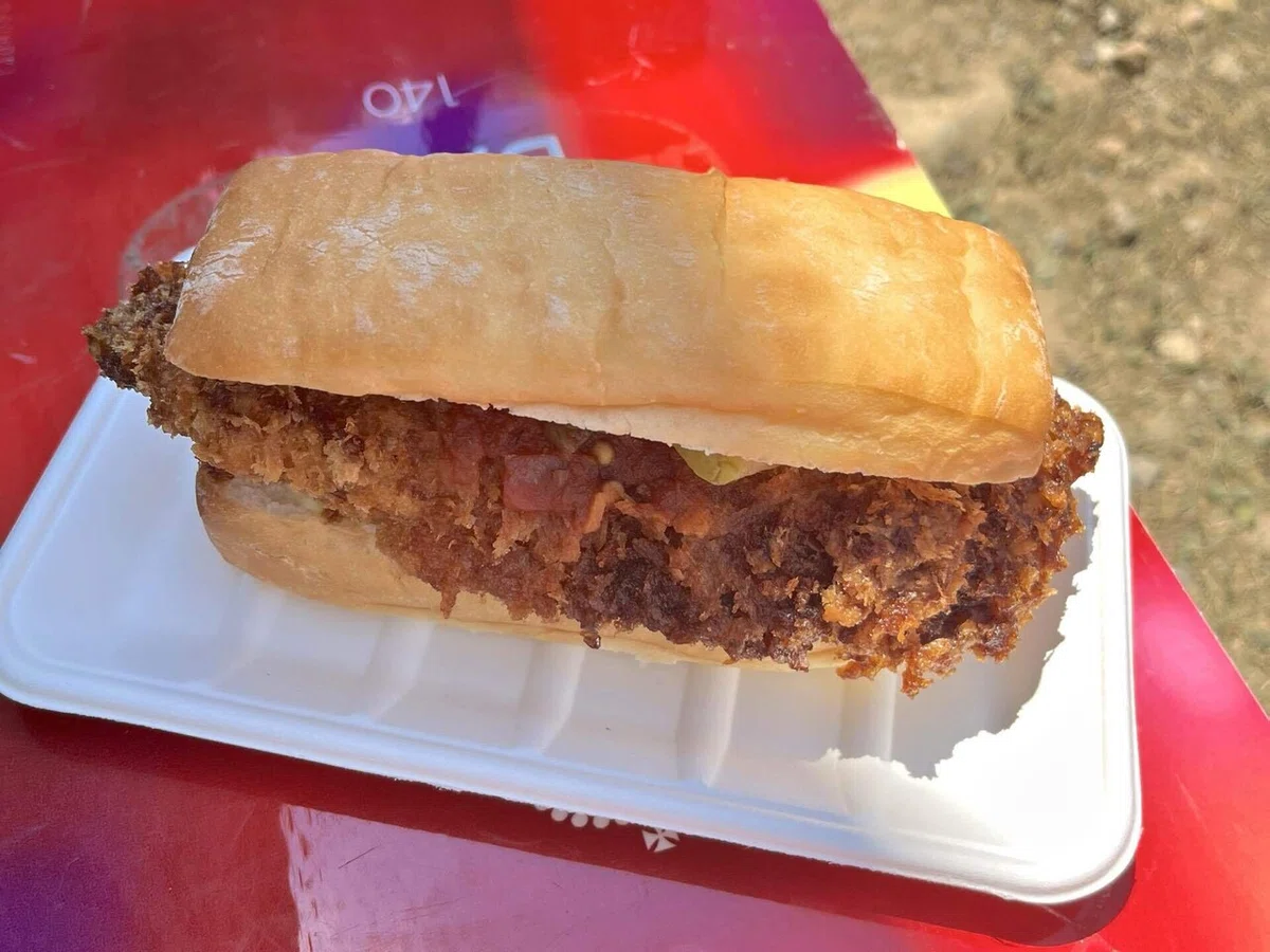 鯖サンドの写真