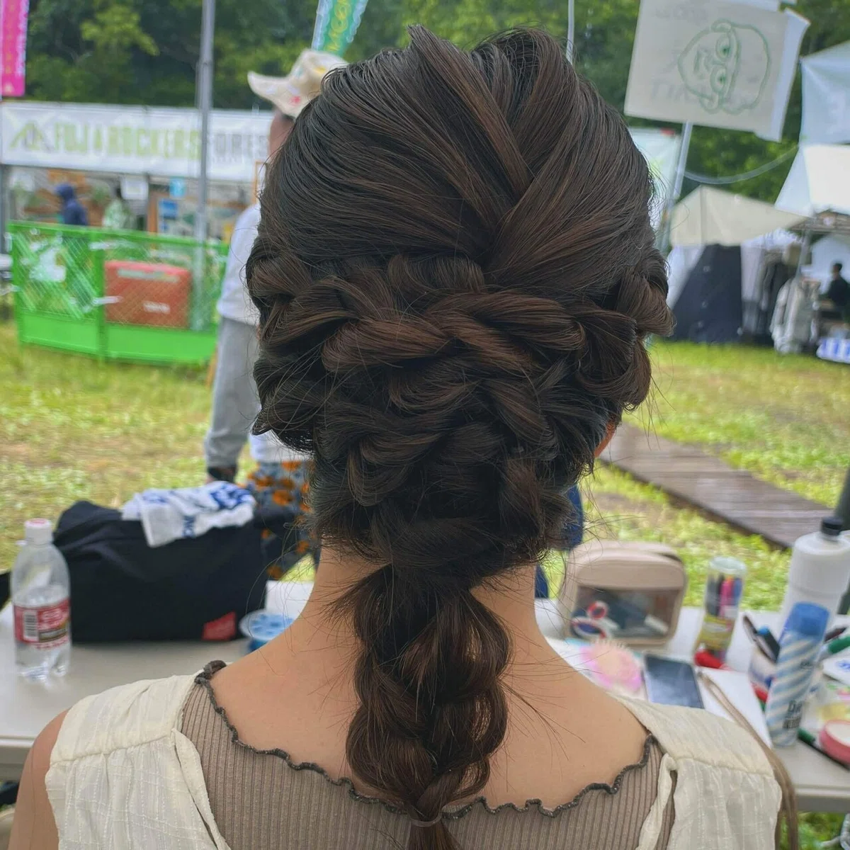 ヘアアレンジの写真