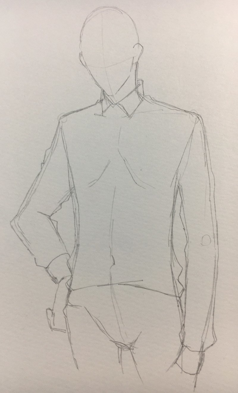 乙女ゲームに登場するイケメン男子を描くなら 絶対に覚えるべき Yシャツを描くコツ 実践編 こまさん フリーイラストレーター Note 乙女ゲームに登場するイケメン男子を描くなら 絶対に覚えるべき Yシャツを描くコツ 実践編 こまさん フリーイラストレーター Note