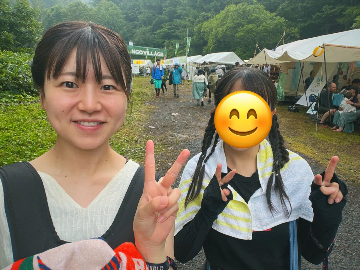 ヘアアレンジ後の写真