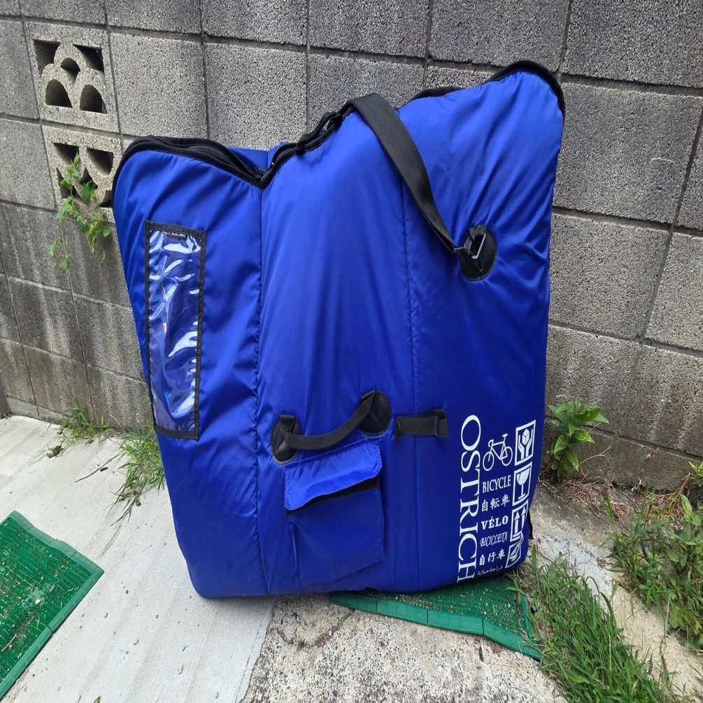 ロードバイクの飛行機用輪行袋(OS-500)への収納の仕方｜飛行機輪