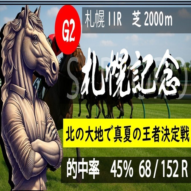 SS】:札幌11R 札幌記念 2025｜ぶり侍(ぽて氏)@競馬