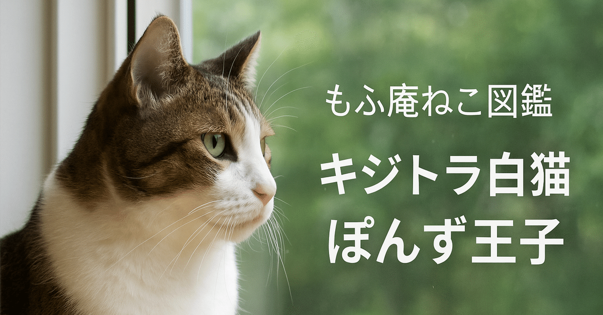 キジトラ白猫ページです。 🐾もふ庵ねこ図鑑 vol.2：キジトラ白猫編〜ぽんず王子〜｜もふのあ庵