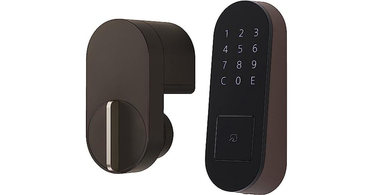 Qrio Lock キュリオロック + Qrio Pad キュリオパッドブラウンの