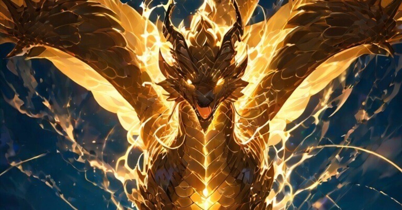 オーラの中の白蛇とカラス｜風と水とオーラと