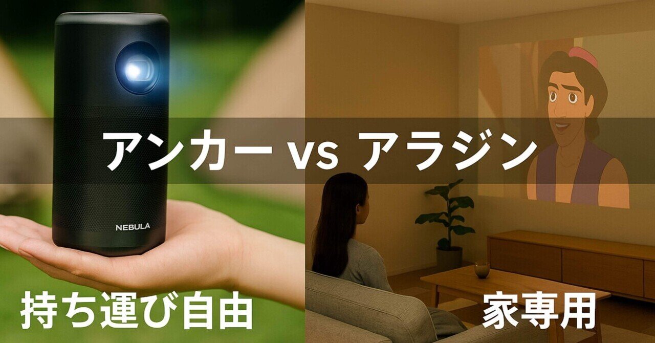 プロジェクター兼スピーカー「Nebula Capsule II」による映画館
