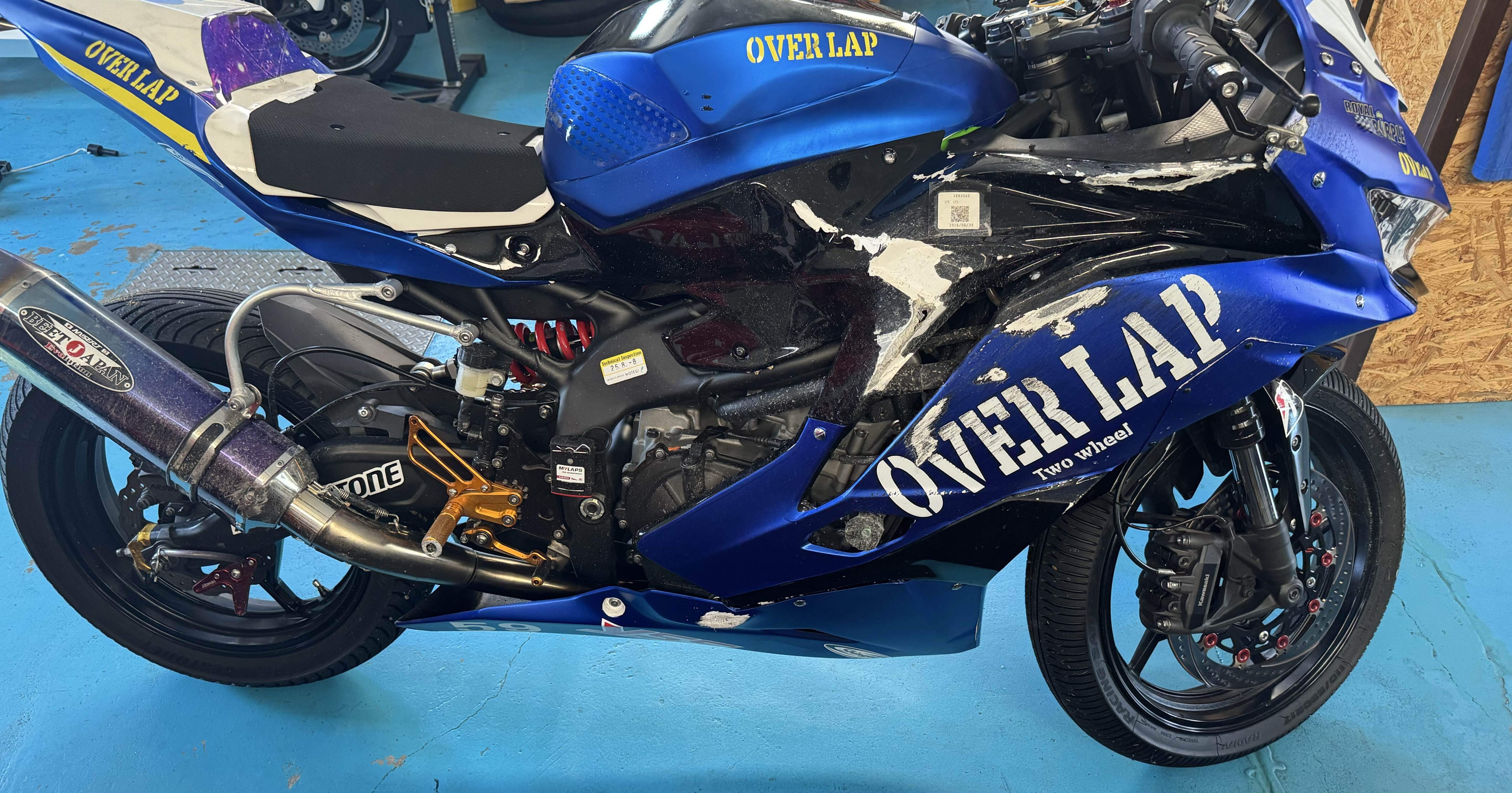 ZX25Rで！転倒すると！｜よっしー