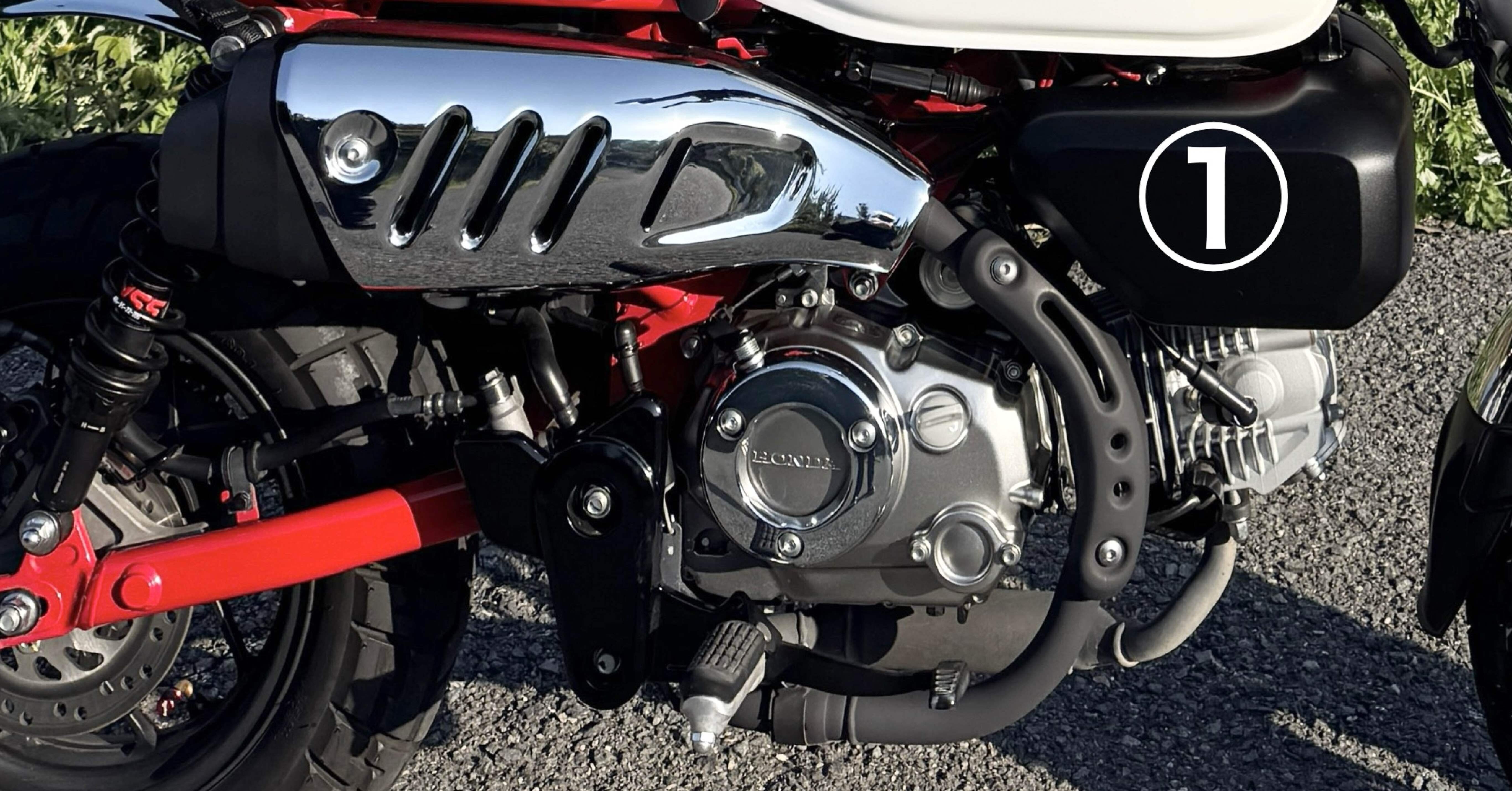 モンキー125 JB05ー**** から取り外し　新品タンク　傷なし モンキー125 JB05ー**** から取り外し 新品タンク 傷なし ホンダ モンキー