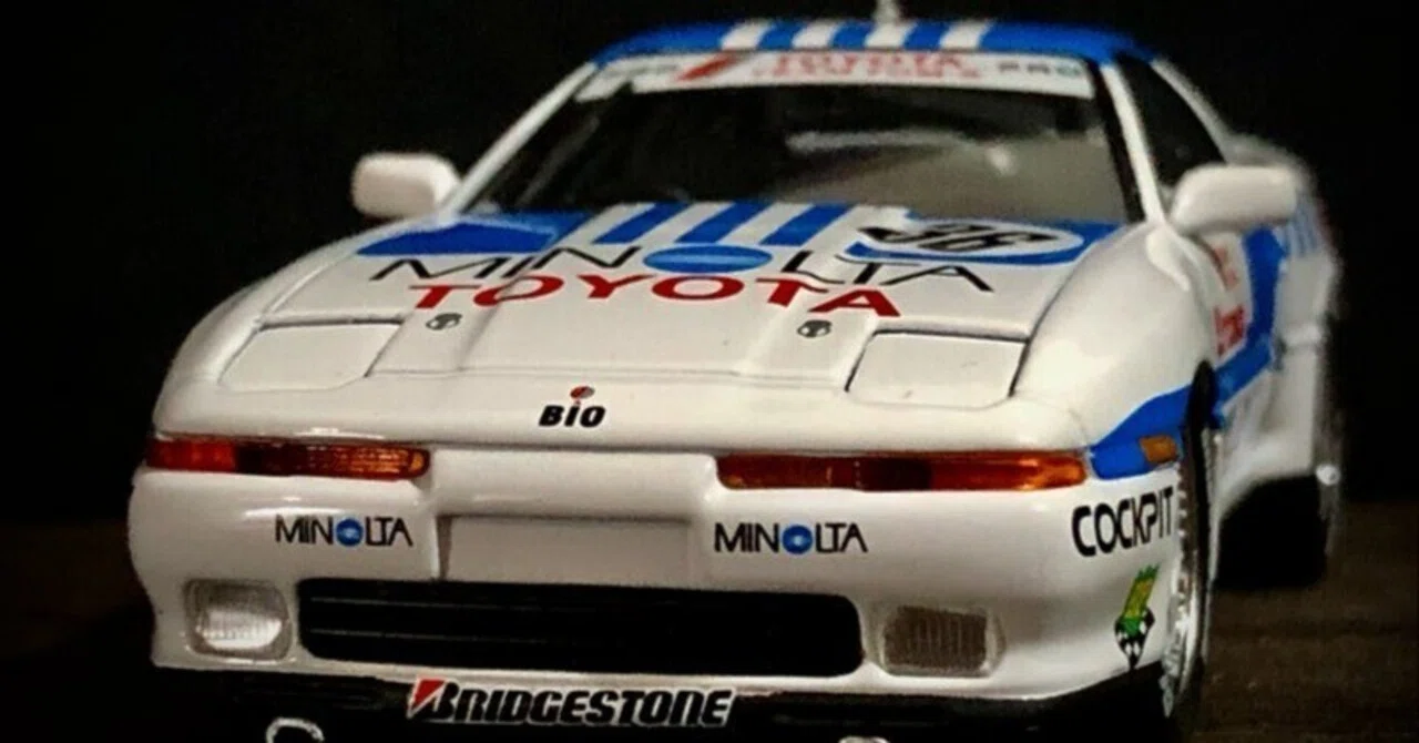 【2台】EBBRO エブロ　トムス　スープラ　Gr.A 1990 1/43 エブロ(EBBRO) 1/43 ミノルタ トムス スープラ Gr.A 1990｜てOの