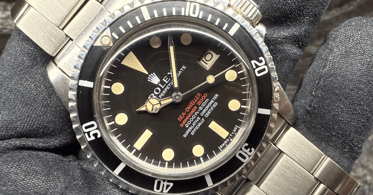 希少 激渋ヴィンテージ 赤シードゥエラー 1665 MK2ダイヤル 68年｜金子 剛