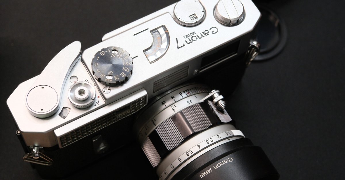 フィルムカメラ Canon 7S / CANON LENS 50mm F1.4 L39 Canon Lens 50mmF1.4（L39） '25/7｜(´・ω・｀)