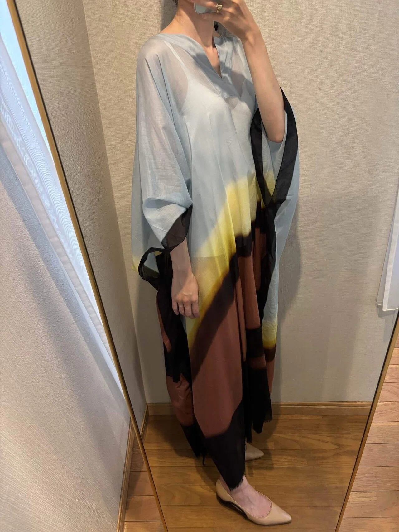 古着】 DRIES VAN NOTEN × Len Lye カフタンロングドレス ワンピース 